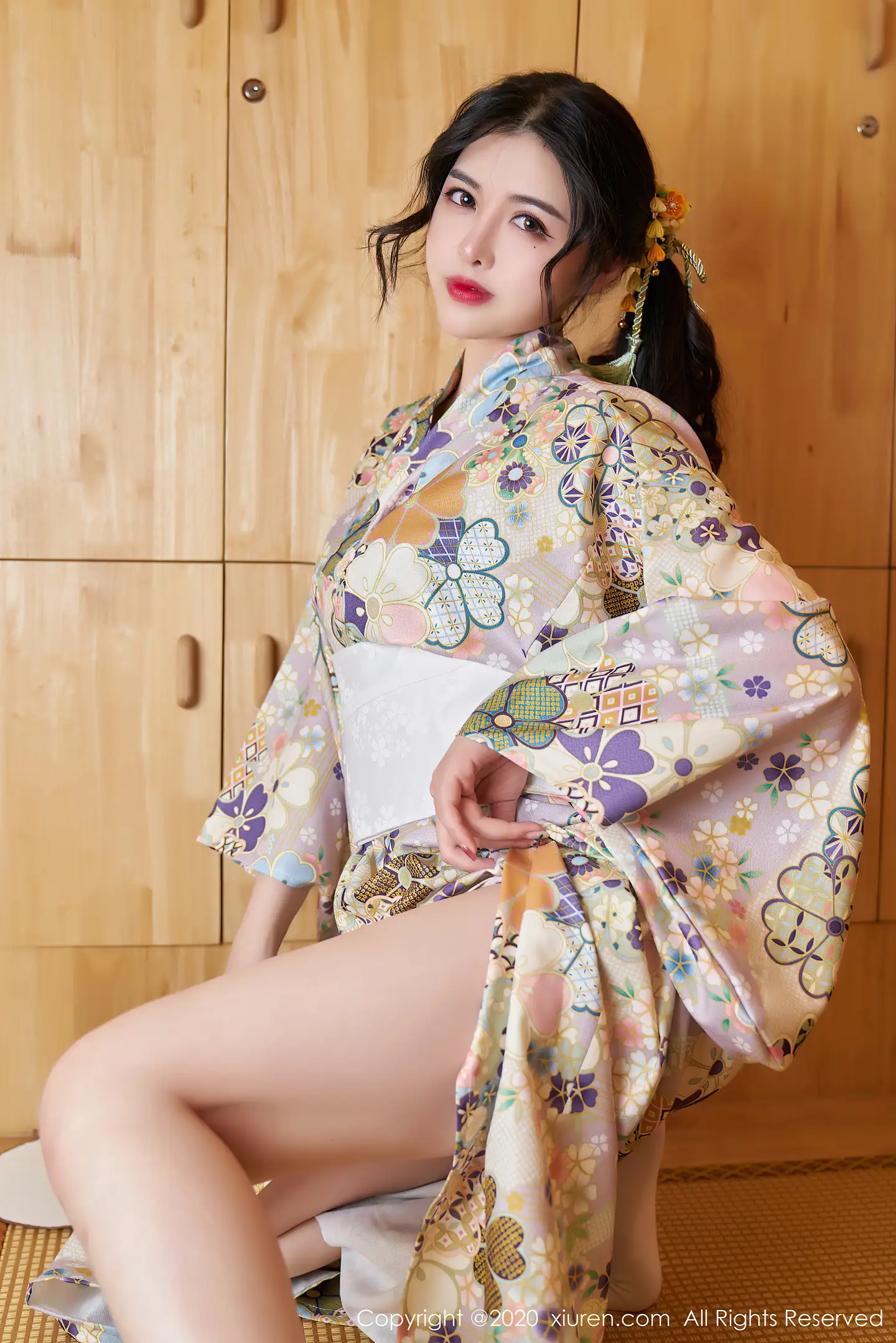 [XiuRen秀人网]No.2853_嫩模韩静安私房花色性感和服半撩露白嫩翘臀美腿完美诱惑写真65P-秀人网 - XiuRen.Pro